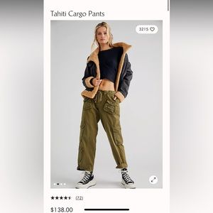 BRAND NEW Free People Cargo Pants